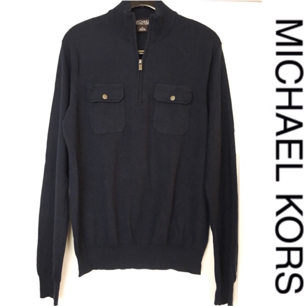 Michael Kors quarter zip sweater